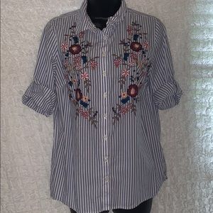 Croft & Barrow button down top